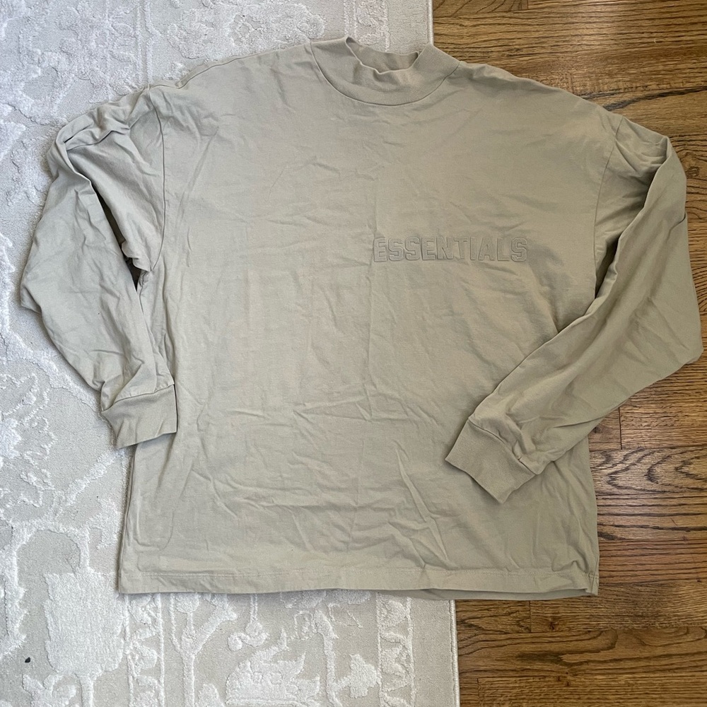 Essentials Fear of God Mens small crew neck long shirt